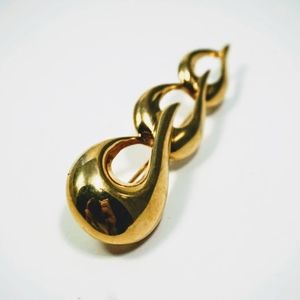 Gold Toned Brooch